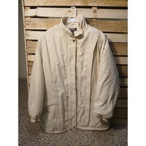 Bromley Sport Thermolite Plus Insulated Coat Women Large Cream White‎